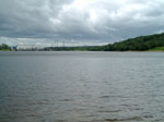 Вид реки Свирь от Братского в сторону ГЭС